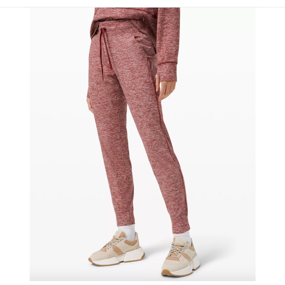 Women's Red Jogger Pants